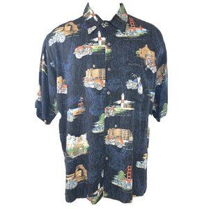 Harley Davidson All Over Print Casual Hawaiian